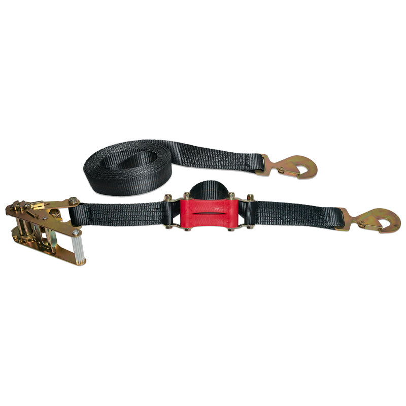 18ft x 2in Ratchet Strap w Snap Hooks Commercial Grade - BIHLERFLEX- Premium Tie-Down Products
