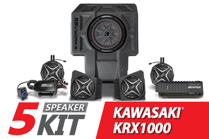 2020-2023 Kawasaki KRX1000 2-Seater 5-Speaker SSV Works Audio-Kit