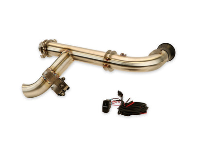 SIDE PIECE Header Pipe with Electronic Cutout - Can-Am Maverick X3