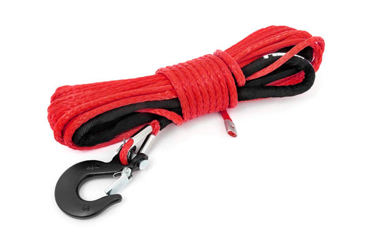 Synthetic Rope | 1/4 Inch | 50 Ft Length | Red