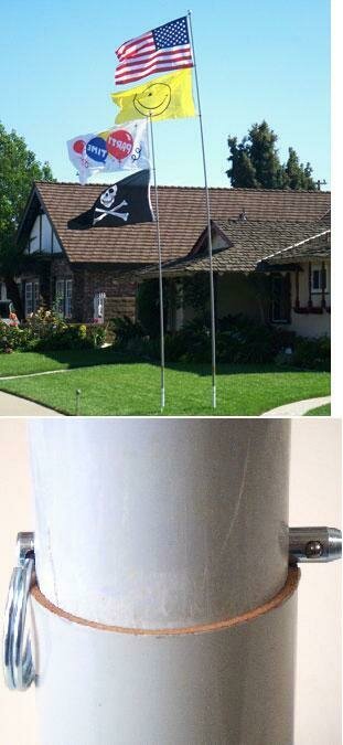 22' Camping Flag Pole