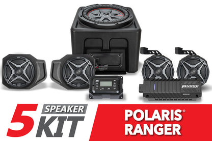 2018-2023 Polaris Ranger XP1000 5-Speaker SSV Works Audio System