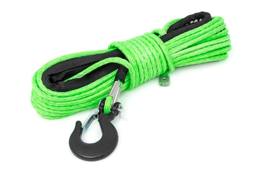 Synthetic Rope | 1/4 Inch  | 50 Ft | Lime Green